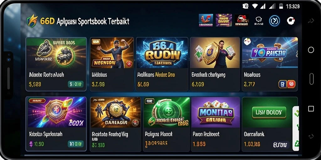 Screenshot gameplay utama 66D menunjukkan aktivitas taruhan yang seru.