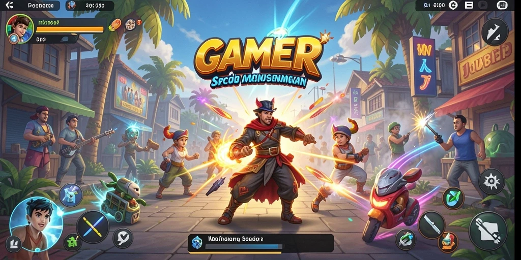 Tampilan menarik dari gameplay GAMERP yang menegangkan.