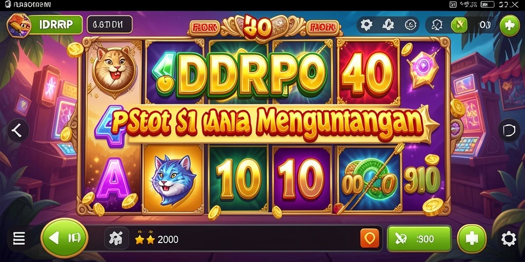 Tampilan gameplay Slot yang menakjubkan di IDRRP.