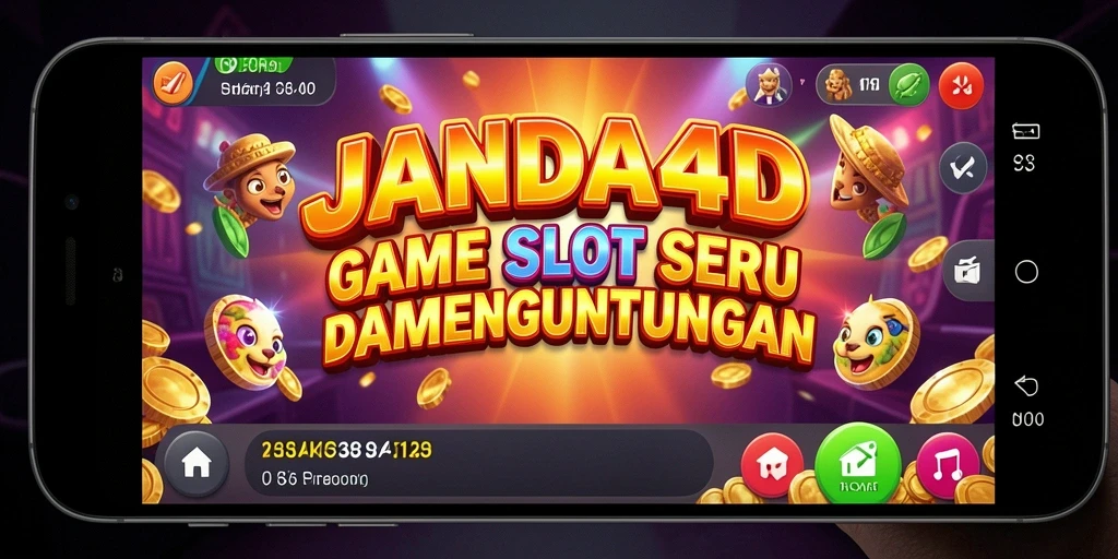 Tampilan gameplay Slot JANDA4D yang menarik dan seru.