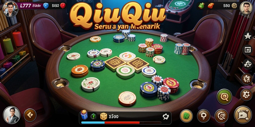 Tampilan gameplay seru dari permainan QiuQiu L777.