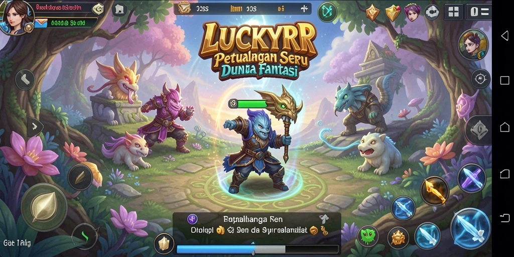 Tangkapan layar gameplay seru dalam LUCKYRP yang menampilkan petualangan menegangkan.