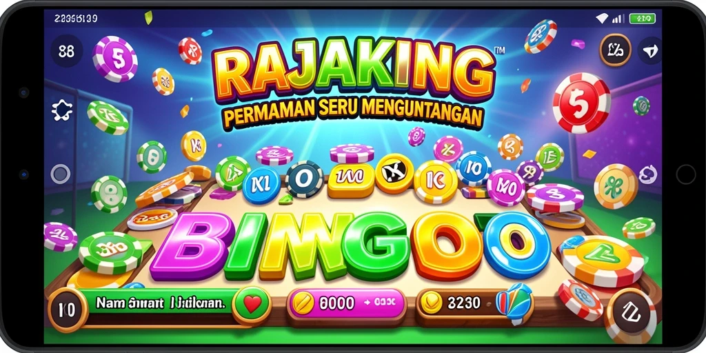 Tampilan gameplay Bingo yang seru dan interaktif di RAJAKING.