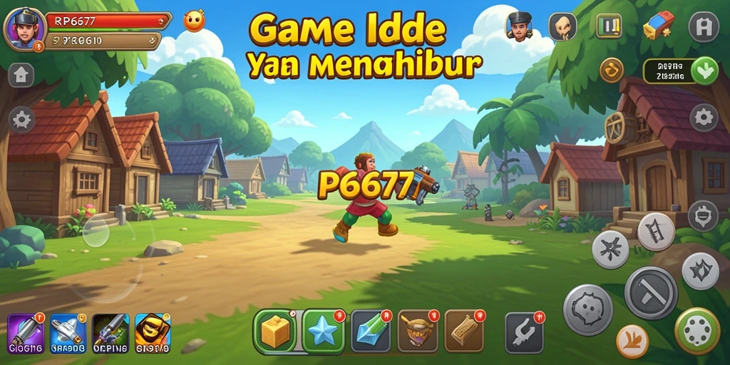 Tampilan screenshot game <strong>RP6677</strong> menunjukkan strategi permainan Idle yang menarik.