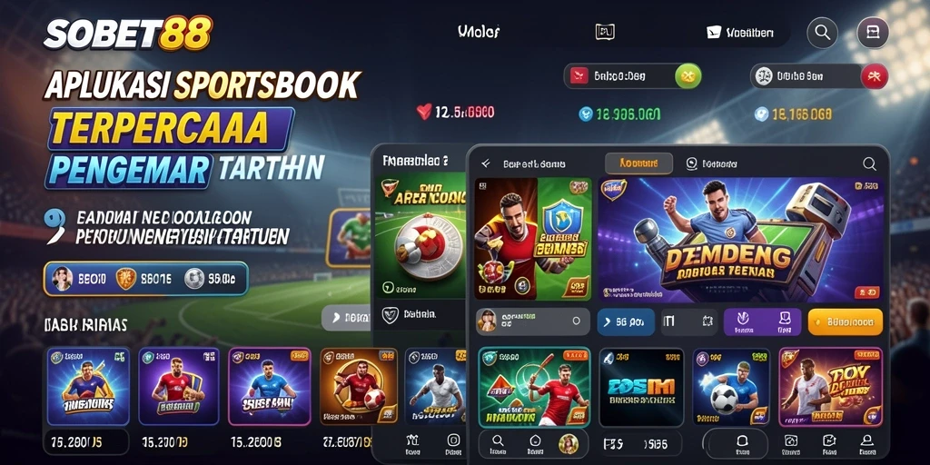 Tampilan menarik dari gameplay taruhan olahraga SOBET88.