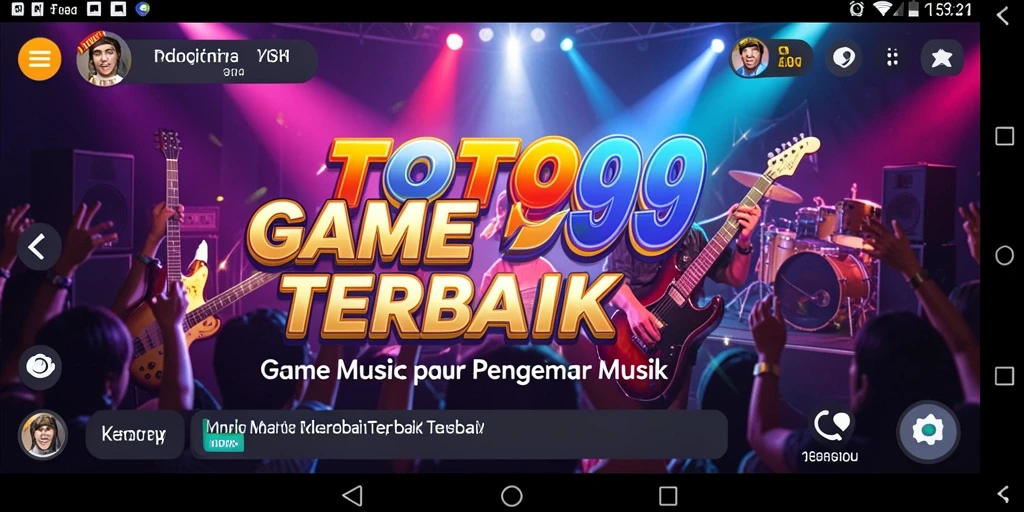 Screenshot gameplay TOTO99 menampilkan antarmuka musik yang menarik.