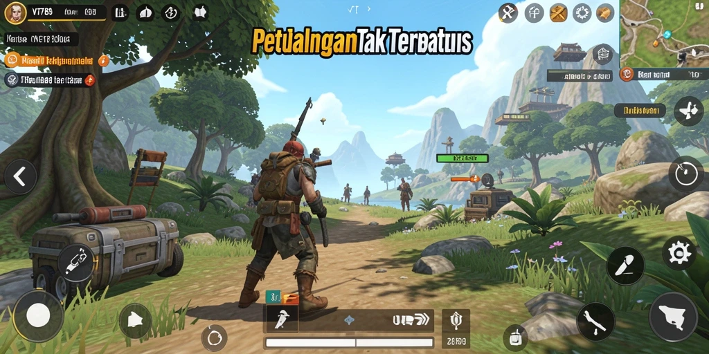 Gameplay Open World yang menakjubkan dan penuh petualangan.